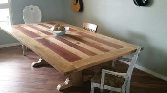 Reclaimed dining room table