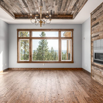 Reclaimed wood wall planks