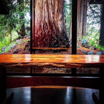 Redwood Slab Dining Table