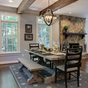 Refined Transitional Kitchen with a Rustic Twist