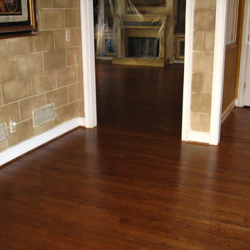 Refinish existing hardwood flooring