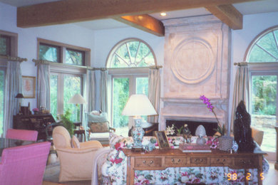 Example of a country dining room design in Seattle