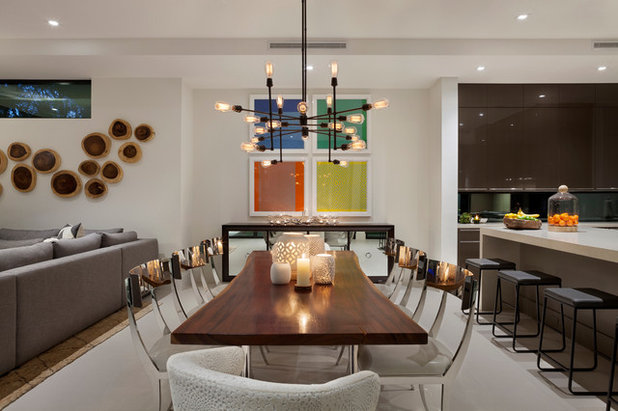 Midcentury Dining Room by Marc-Michaels Interior Design