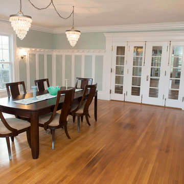 Renovated traditional dining room