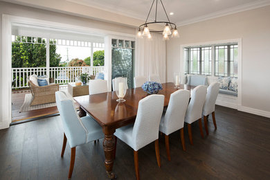 Inspiration for a classic dining room in Brisbane.