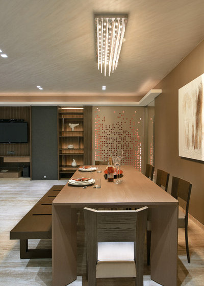Contemporary Dining Room by fsnd