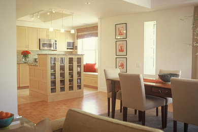 Dining room - contemporary dining room idea in Philadelphia