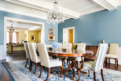 Example of a classic dining room design in New York