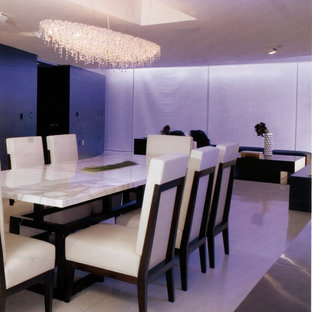Photo of a contemporary dining room in Miami.