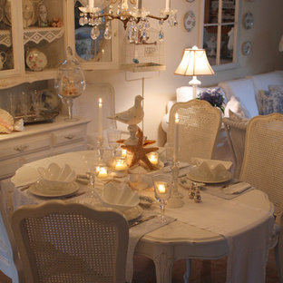Idées déco pour une salle à manger romantique.