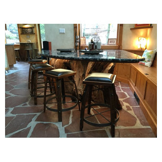 Rustic Cherry Benches - Rustic - Dining Room - New York - by Universal ...