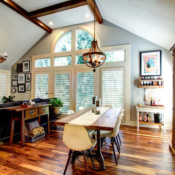 Rustic/Elegant Kitchen & Hearth Space