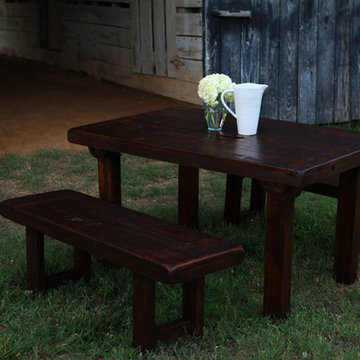 Rustic Trades Trestle Dining Table