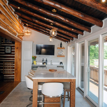 Rustic Traditional White Kitchen