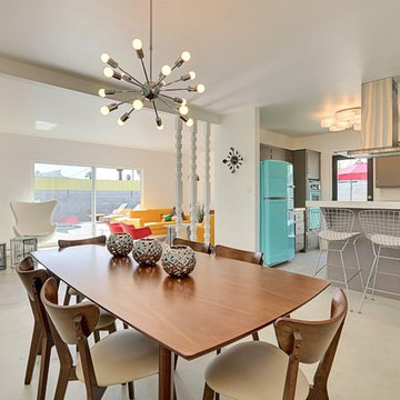 Santa Cruz Dining Open To Living Room