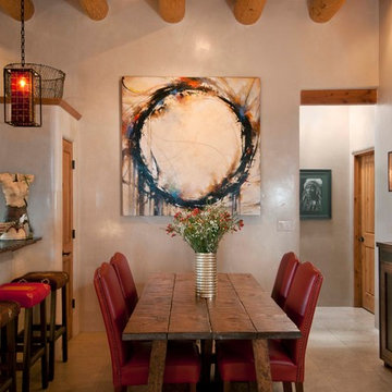 Santa Fe -  Art Centered Dining Room