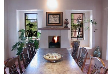 Dining room - traditional dining room idea in Albuquerque