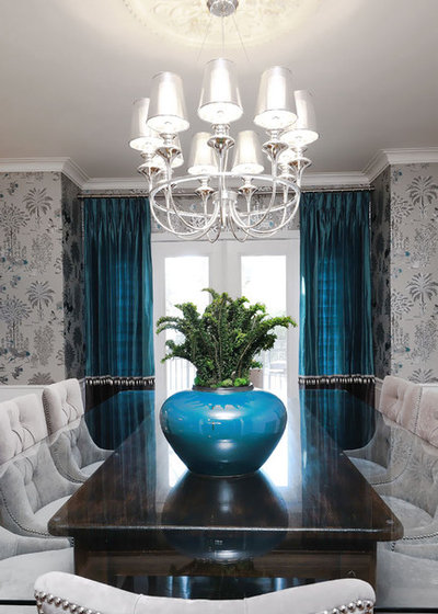 Transitional Dining Room by Atmosphere Interior Design Inc.
