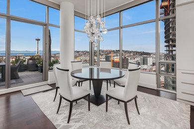 Dining room - contemporary dining room idea in Phoenix