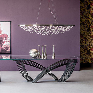Selling: Cristal Suspension Lamp, Hystrix Table, Magda Armchair