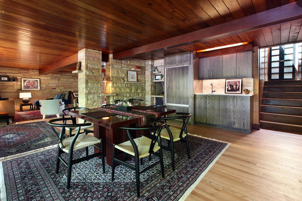 Rustic Dining Room by Scott Christopher Homes