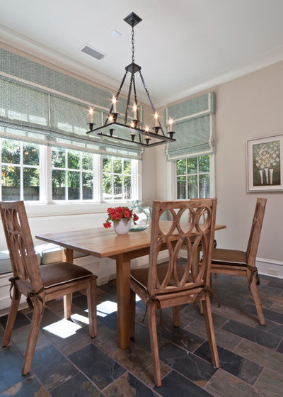 Transitional Dining Room by Anna Lattimore Interior Design