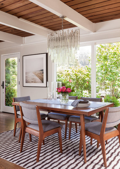 Midcentury Dining Room by BK Interior Design