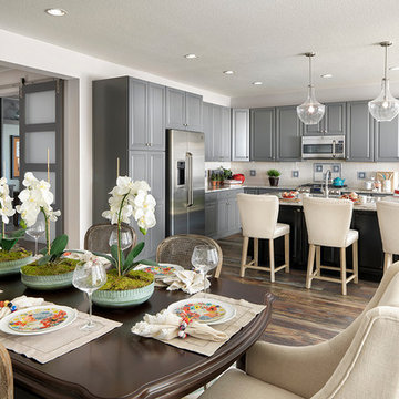 Shea3D Plan 401 Dining and Kitchen