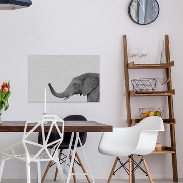 "Side Elephant II" Painting Print on Wrapped Canvas