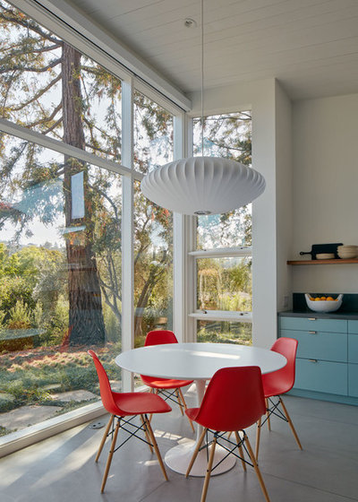 Midcentury Dining Room by Malcolm Davis Architecture