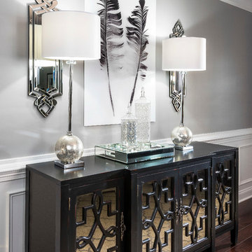 Silver Glam Dining Room