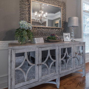 Silvery Gray Dining Room
