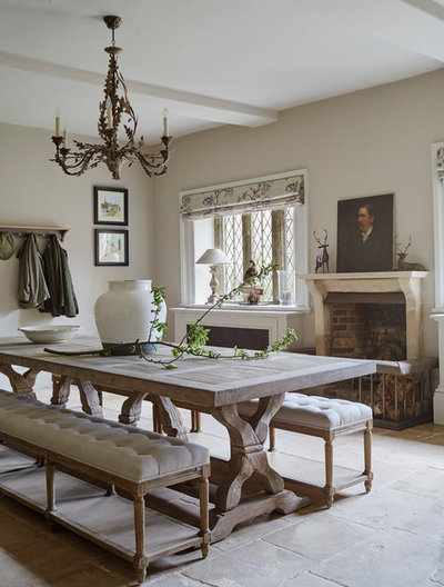 Traditional Dining Room by Sims Hilditch
