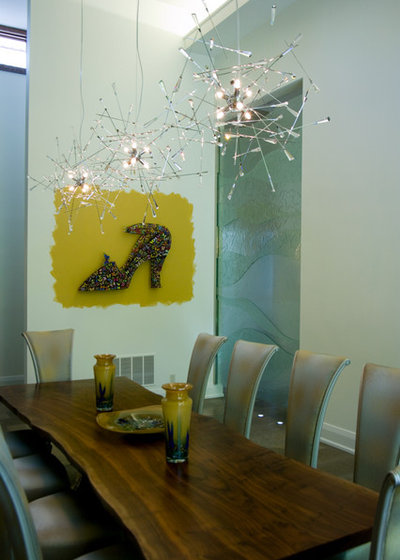 Contemporary Dining Room by Sisters in Sync Design