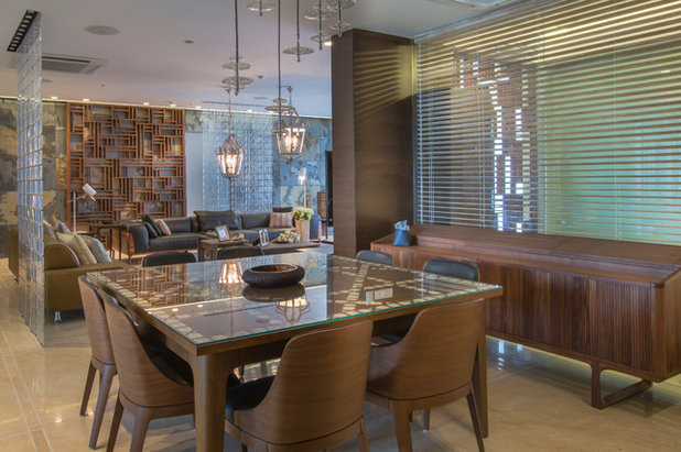 Contemporary Dining Room by Moriq