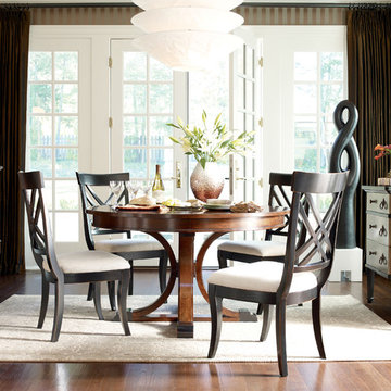 Sophisticated Dining Room with Round Table