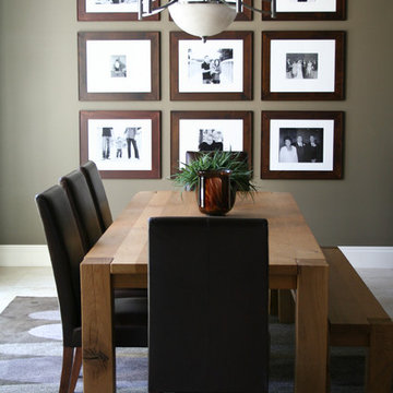 Sophisticated Neutrals in the Dining Room