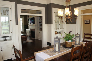 Example of a classic dining room design in Columbus