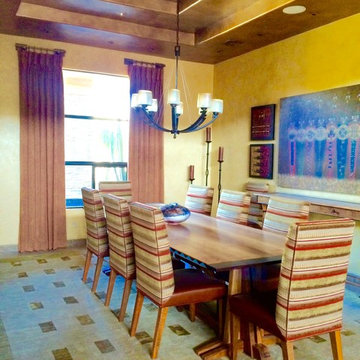 Southwest Contemporary Dining Room