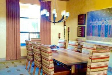 Inspiration for a huge transitional dining room remodel in Phoenix