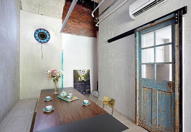 Industrial Dining Room by Free Space Intent