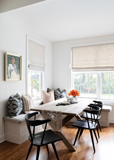Transitional Dining Room by Ashley Martin Home