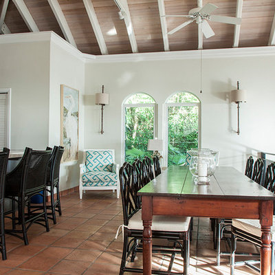Island style great room photo in Other