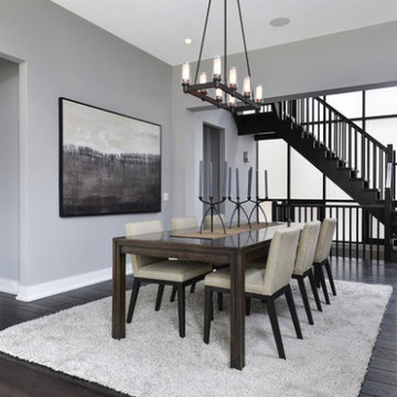 Staged Modern Dining Room