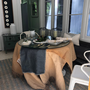 Transitional dining room photo in San Francisco