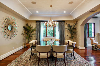 Example of a trendy dining room design in Los Angeles