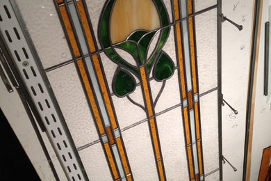 Stained Glass panel for Butler's Pantry