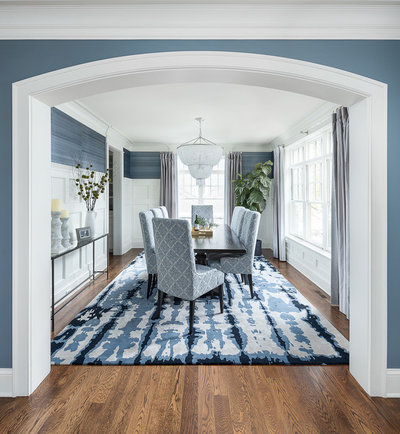 Transitional Dining Room by Picture Perfect House