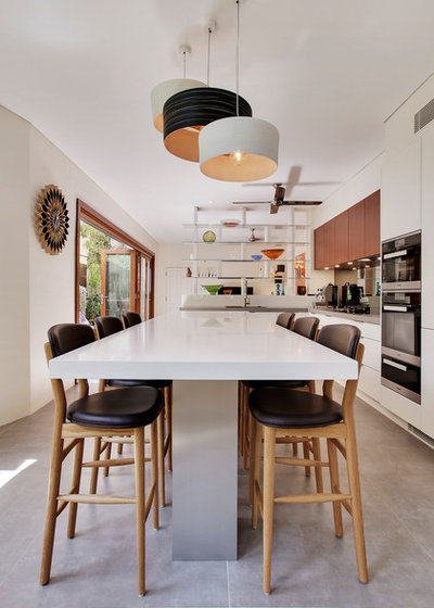 Contemporary Dining Room by Dan Kitchens Australia