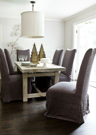 Contemporary Dining Room by Erica George Dines Photography